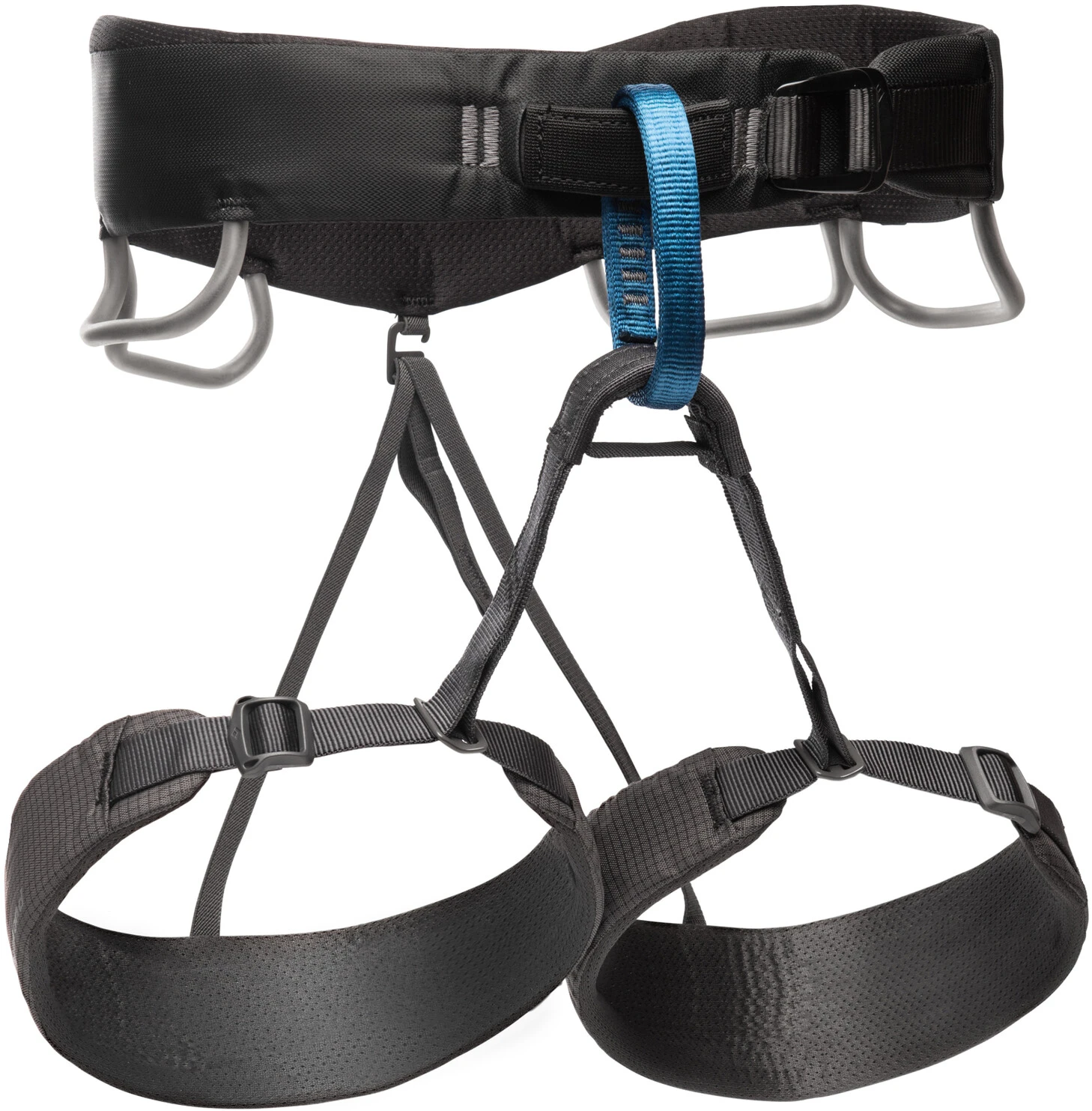 Black Diamond Momentum Klimharnas Heren, zwart/grijs Black Diamond Momentum Klimharnas Heren, Zwart/grijs -Kampeer Sport Winkel black diamond momentum harness men anthracite 1