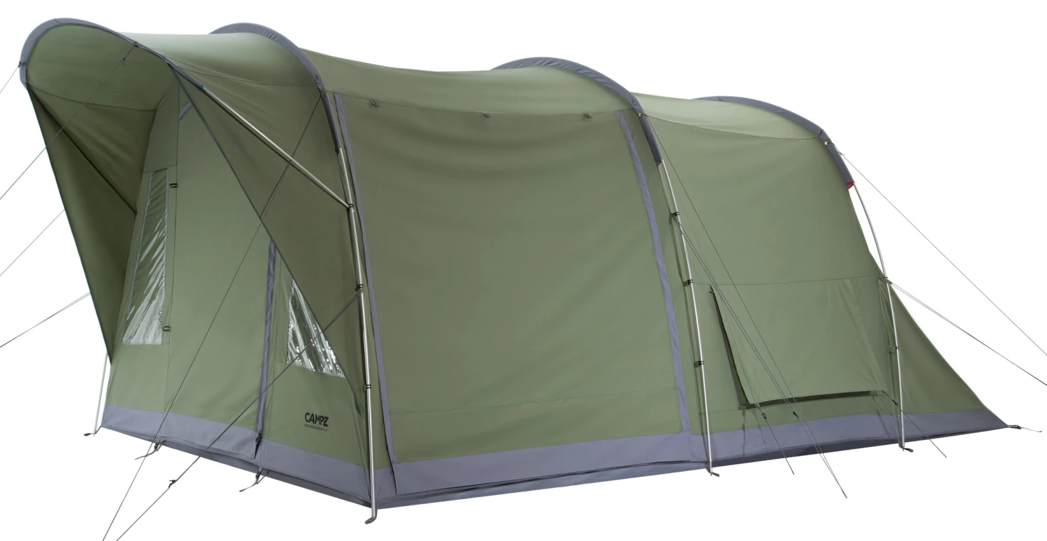 CAMPZ Flevoland 4P TC Tent, groen/grijs CAMPZ Flevoland 4P TC Tent, Groen/grijs -Kampeer Sport Winkel campz flevoland 4p tc tent green grey 1