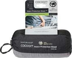 Cocoon Insect Protection Sheet Single, Grijs