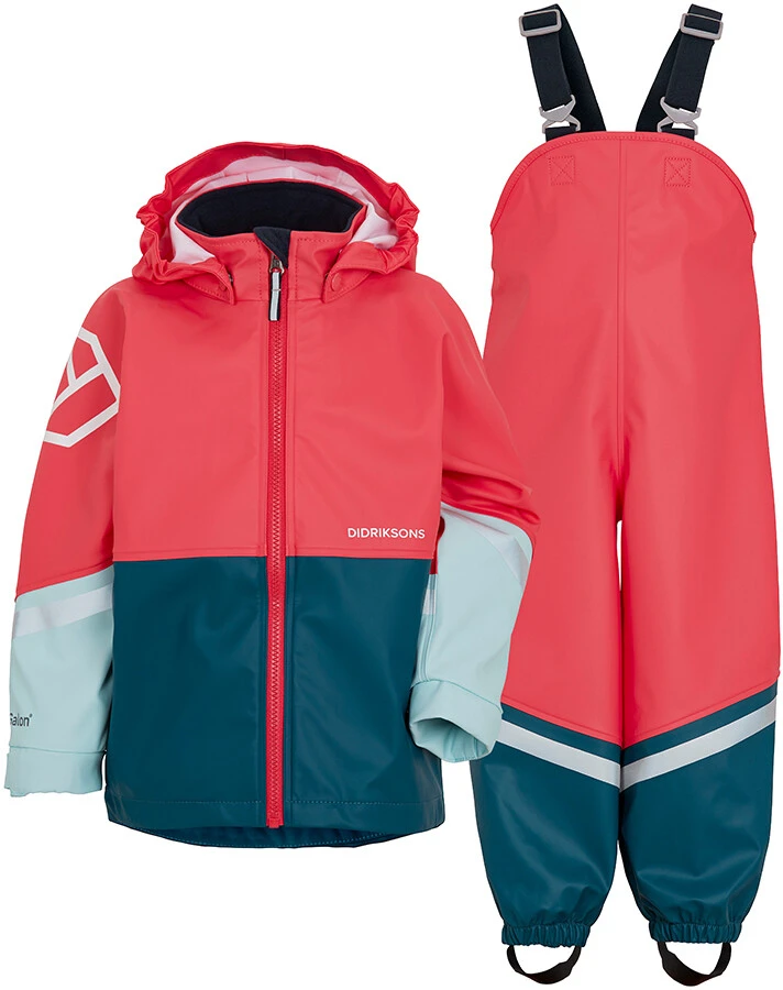 DIDRIKSONS Waterman 7 Kleding Set Kinderen, roze/blauw DIDRIKSONS Waterman 7 Kleding Set Kinderen, Roze/blauw -Kampeer Sport Winkel didriksons waterman 7 clothing set kids modern pink 1