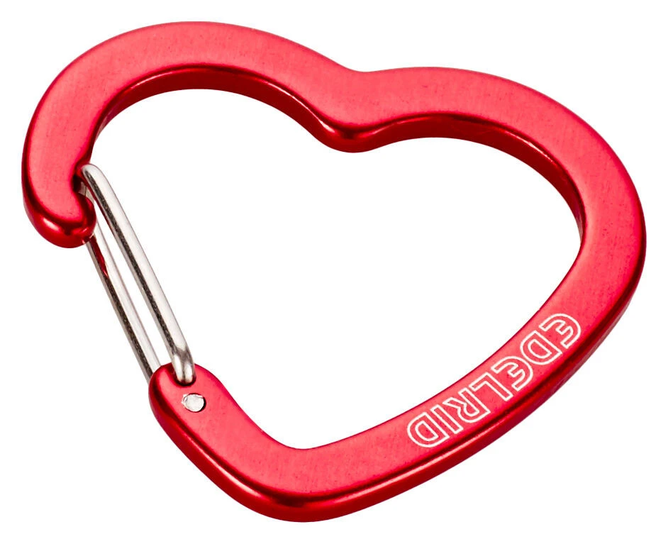 Edelrid Corazon Accessoire karabijnhaak, rood Edelrid Corazon Accessoire Karabijnhaak, Rood -Kampeer Sport Winkel edelrid corazon carabiner fire 1