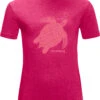 Jack Wolfskin Ocean Turtle SS Shirt Kinderen, Roze