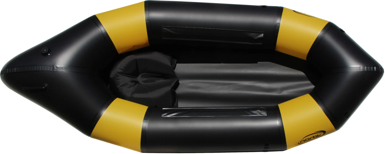 nortik TrekRaft Expedition Kajak zonder dek, zwart/geel Nortik TrekRaft Expedition Kajak Zonder Dek, Zwart/geel -Kampeer Sport Winkel nortik trekraft expedition boat ohne verdeck gelb schwarz 1