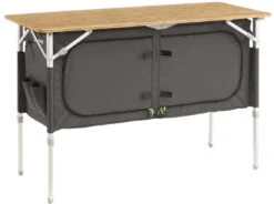 Outwell Padres Double Kitchen Table, Grijs/bruin