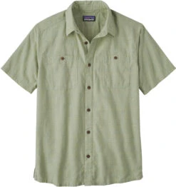 Patagonia Back Step SS Shirt Men, Groen