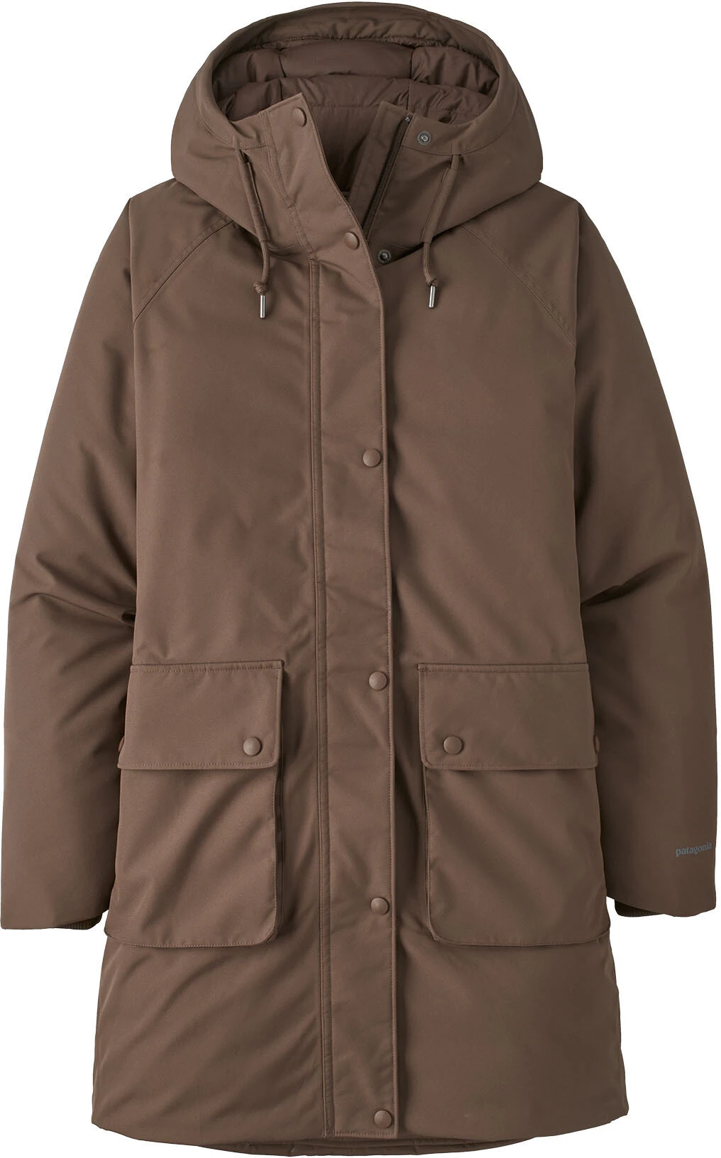 Patagonia Great Falls Insulated Parka Dames, bruin Patagonia Great Falls Insulated Parka Dames, Bruin -Kampeer Sport Winkel patagonia great falls insulated parka women brown cnbr 1