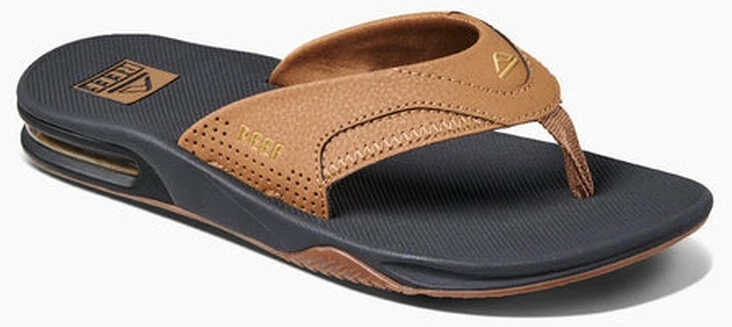 Reef Fanning Flips Heren, bruin/zwart Reef Fanning Flips Heren, Bruin/zwart -Kampeer Sport Winkel reef fanning flips men grey khaki 1