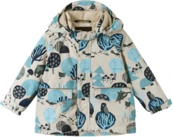 Reima Kustavi Reimatec Winterjas Peuters, Beige/blauw