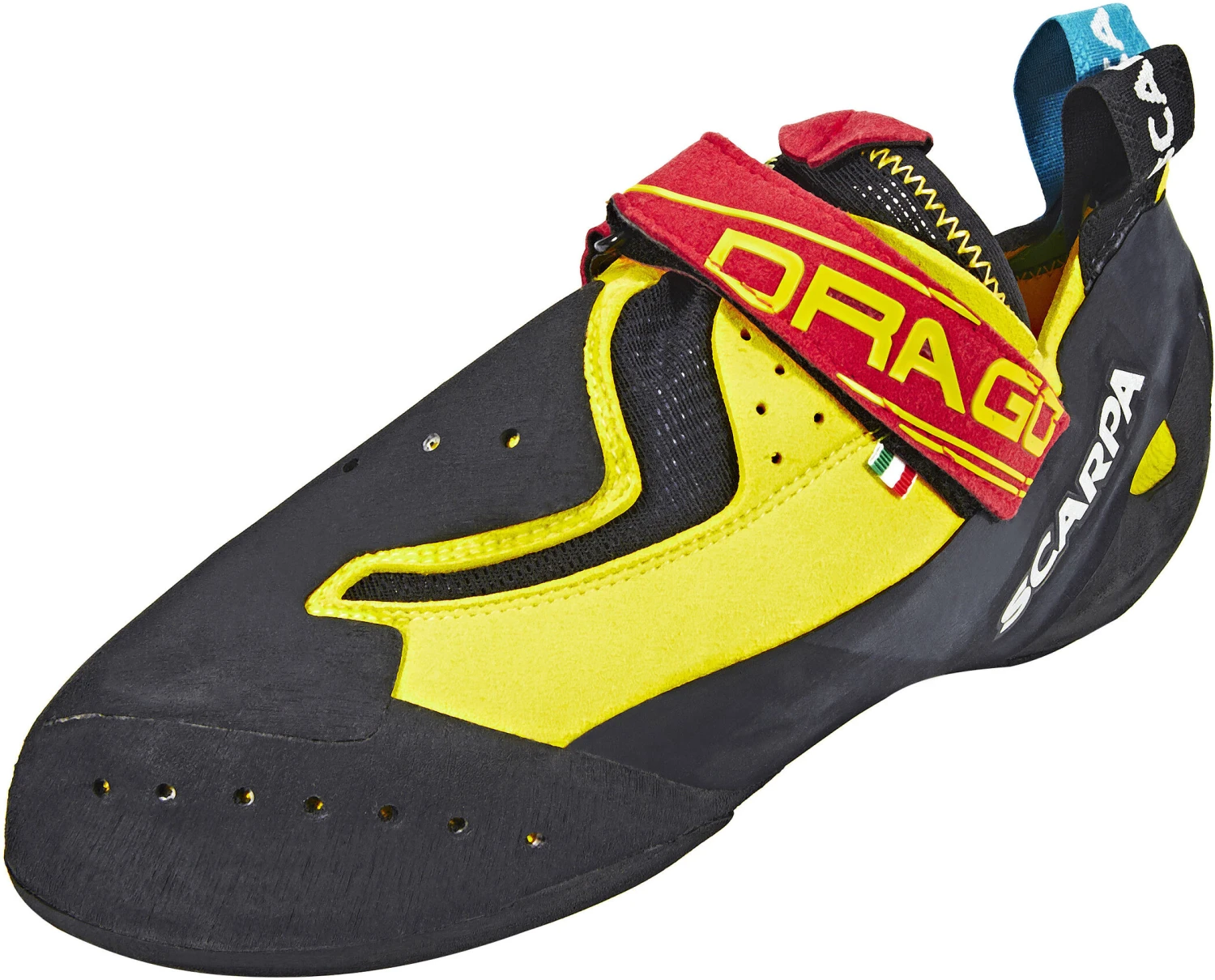 Scarpa Drago Klimschoenen, geel/zwart Scarpa Drago Klimschoenen, Geel/zwart -Kampeer Sport Winkel scarpa drago climbing shoes unisex yellow 1