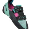 Scarpa Vapor V Klimschoenen Dames, Turquoise/roze