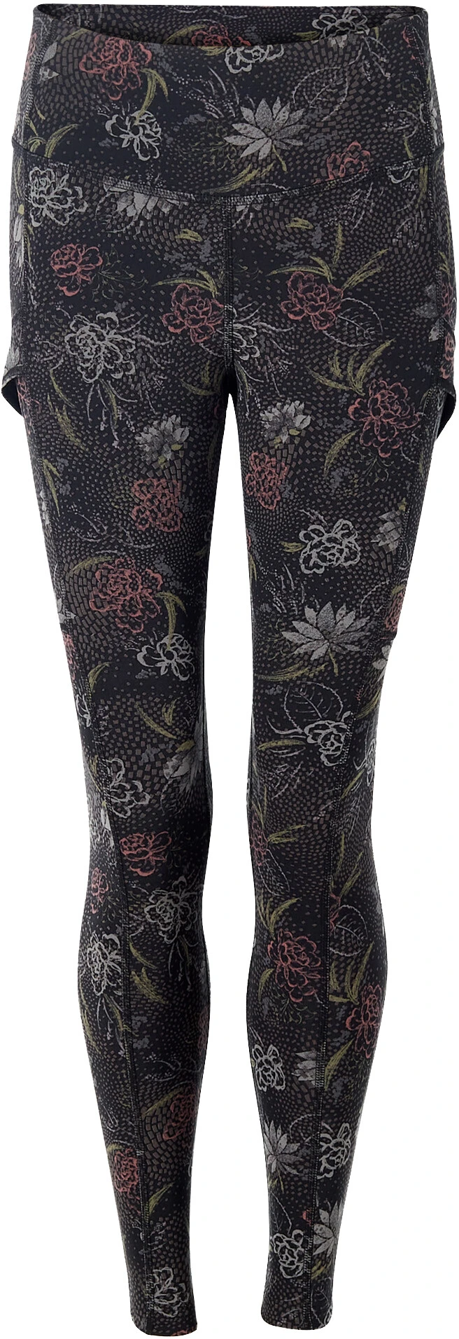Sherpa Nisha Panty's Dames, zwart/grijs Sherpa Nisha Panty's Dames, Zwart/grijs -Kampeer Sport Winkel sherpa nisha tights women black floral 1