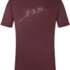 Super.natural Hiking Tee Heren, Rood
