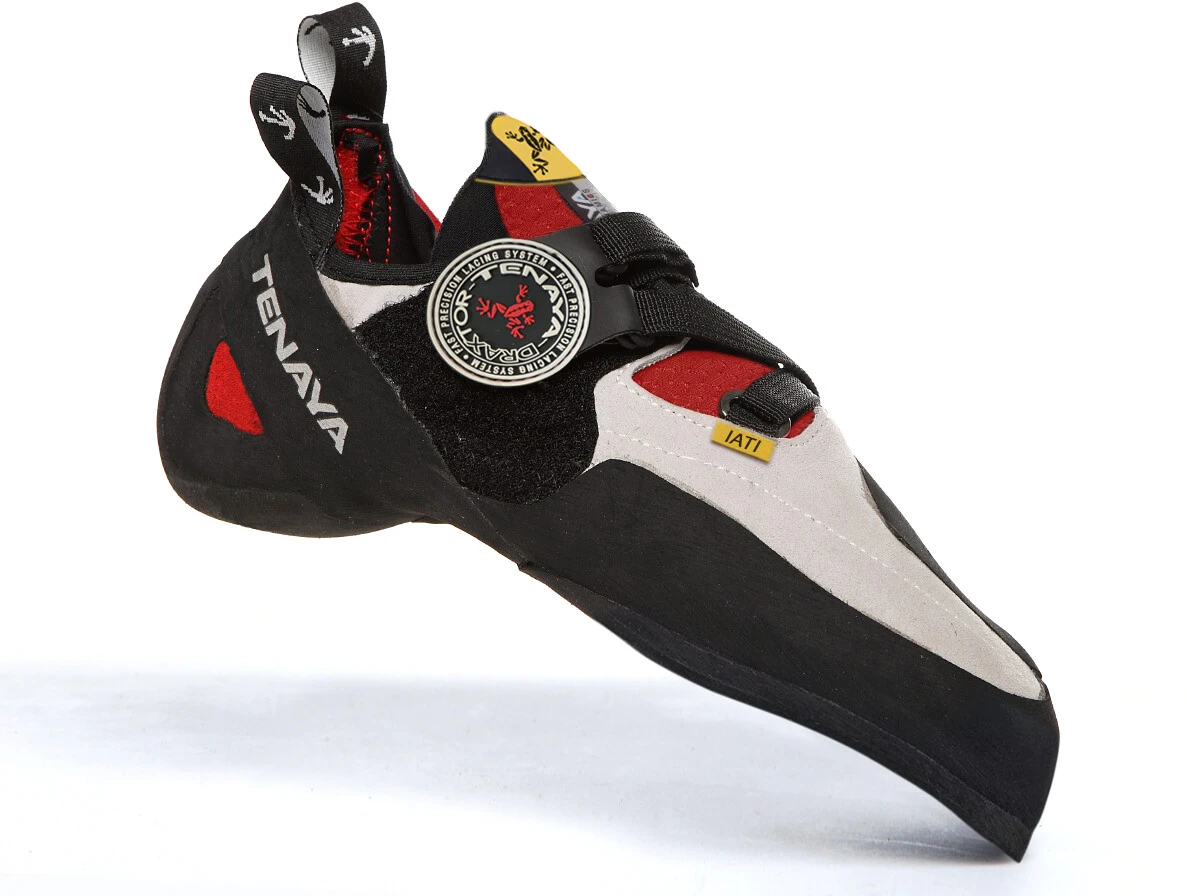 Tenaya Iati Klimschoenen, wit/zwart Tenaya Iati Klimschoenen, Wit/zwart -Kampeer Sport Winkel tenaya iati climbing shoes unisex black white 1